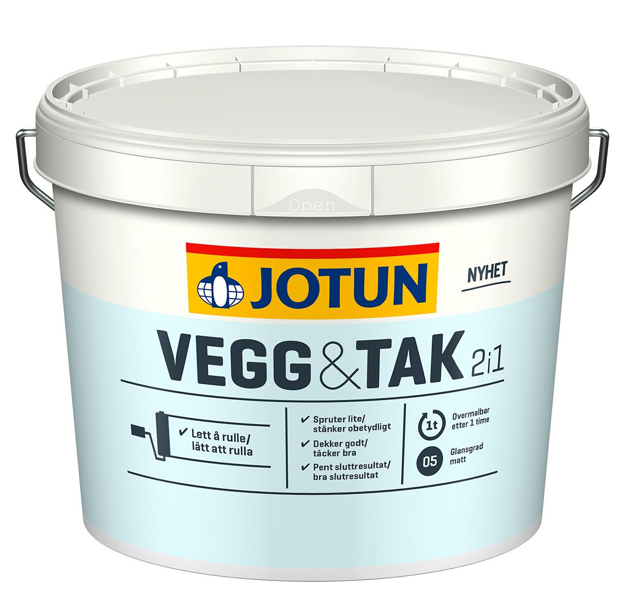 JOTUN VEGG OG TAK HVIT/A-BASE 2.7L