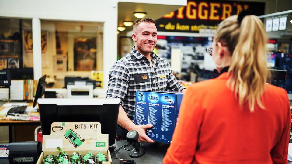 Bygger’n tilbyr nå kortløs betaling i både butikk og på nett